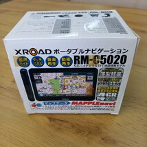 ★XROAD★ポータブルナビゲーション★5.0インチ★タッチパネル★RM-C5020★マップル★保護フィルムそのまま★バイクに3回使用★USB充電★_画像4