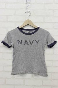 1T9033■UES NAVY 半袖リンガーTシャツ ウエス レディース