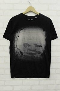 1T5338■RADIOHEAD FACE BLACK TOUR ツアー Tシャツ