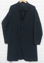 7T0782■イッセイミヤケメン ウールロングコート 日本製 ISEEY MIYAKE MEN_画像1