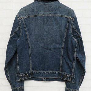 6T1699■リーバイス 71557-02 香港製 BIGE デニムジャケット LEVI'S Gジャンの画像2