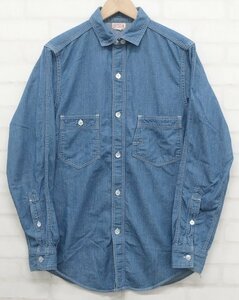 6T9011■フリーホイーラーズ エンジニアシャツ 6oz インディゴミニヘリンボーン FREEWHEELERS