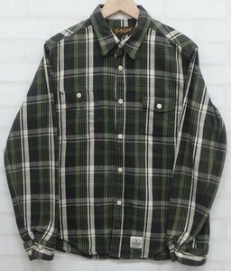 6T9085■トロフィークロージング マシーンエイジ ヘビーネルシャツ TROPHY CLOTHING