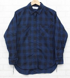 3T1314■UNUSED US1043 Block Check Nel Shirt アンユーズド ブロックチェックネルシャツ