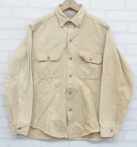 7T0653■WOOLRICH Richmeister 長袖シャモアクロスワークシャツ ウールリッチ ビンテージ