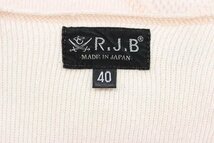 1T7393■未使用品 RJB 長袖VネックサーマルTシャツ_画像3