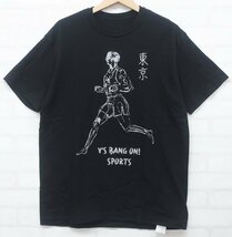 6T4012【クリックポスト対応】 ヨウジヤマモト ワイズ BANG ON! 東京 半袖Tシャツ Yohji Yamamoto Y’s_画像1