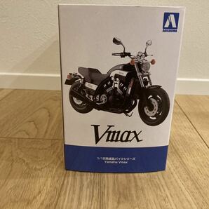 未開封/未展示品【アオシマ/スカイネット】 Vmax Black 2 ヤマハ ブラック 完成品 バイクシリーズ ミニカー 1/12の画像5