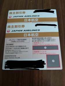 JAL日本航空 株主優待　株主割引券　匿名配送送料無料