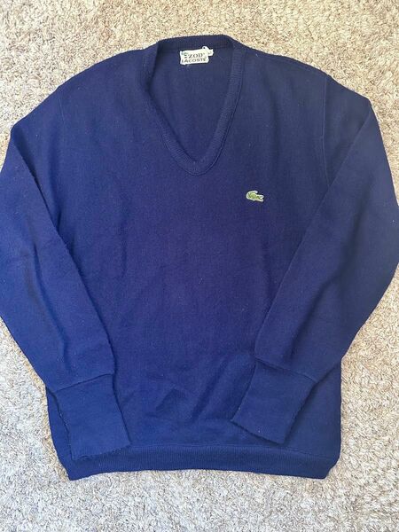 LACOSTE Vネック ニット