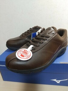 * new goods * MIZUNO( Mizuno ) NS WALK 4 walking shoes Brown 25cm wide width 4E [ free shipping ]