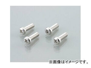 2輪 キタコ ウインカー＆テール用ビス（十字穴付/ステンレス/ナベコネジ） M4×P0.7×25mm 0900-042-00003 入数：4個 JAN：4990852036561