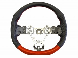 ダムド/DAMD スポーツステアリング レッドフォーミュラ SS360-RX スバル WRX S4/STI VAB/VAG A～ 2014年08月～