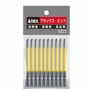 アネックス/ANEX カラービット (＋)2×82 段付タイプ 入数：1袋(10本) AC-16M