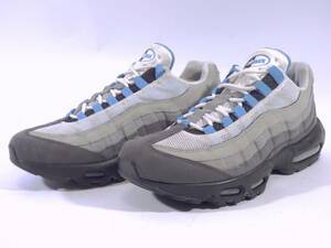 本物/2018年 NIKE AIR MAX95 即完売 CRYSTAL BLUE/オリジナル改良型ブルーグラデ×イエローグラデ US9.5/27.5cm エアマックス95 OG