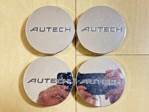 ニッサン日産純正 AUTECH オーテック ライダー Ridar エルグランド、セレナ、キューブ等センターキャップ 中古 4個 メッキ 40342 1A310/320