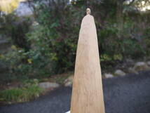 【H40319】木彫 一刀彫 細長い人形 インテリア オブジェ ※ジャンク扱い_画像6
