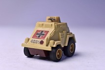 【コンバット チョロＱ】216★GERMAN FUNK WAGEN★NO.C-06★グレー★ドイツ軍★1980年代物★TAKARA★タカラ★_画像9