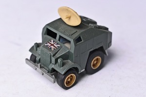 【コンバット チョロＱ】226★BRITISH QUAD GUN TRACTOR★NO.C-04★グリーン★イギリス連邦軍★1980年代物★TAKARA★タカラ★絶版★