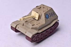 【コンバット チョロＱ】247★ELEFANT GERMAN TANK★NO.C-24★サンドブラウンｘブラウン★ドイツ軍★1980年代物★TAKARA★タカラ★絶版★