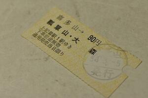 軟券（回数券タイプ） 名鉄瀬戸線 喜多山駅から90円 瓢箪山駅・大森駅
