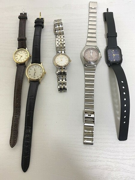 送料無料■CASIO カシオ wave ceptor SEIKO SPIRIT 婦人腕時計　5本セット