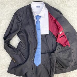 BRUNELLO CUCINELLI[ top class XL size rank beautiful goods ] suit Brunello Cucinelli 50 business commuting work setup men's silk .