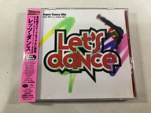 【1】M8955◆Let's Dance Super Dance Hits Late 80's＞＞Early 90's...◆レッツ・ダンス◆2枚組◆帯付き◆