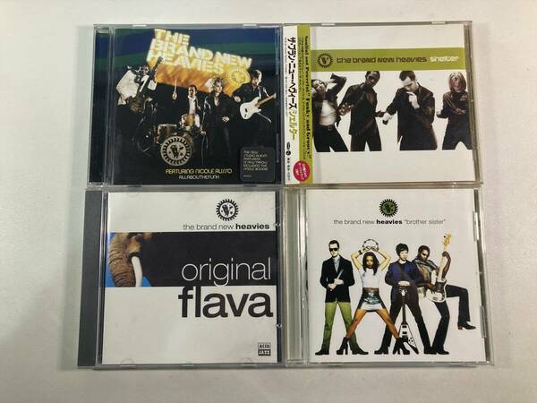 W8508 ブラン・ニュー・ヘヴィーズ 4枚セット｜Brand New Heavies Allabouthefunk Shelter Original Flava Brother Sister