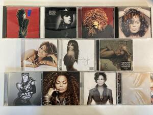 W8514 ジャネット・ジャクソン 11枚セット｜Janet Jackson Control Rhythm Nation 1814 The Velvet Rope All For You Damita Jo