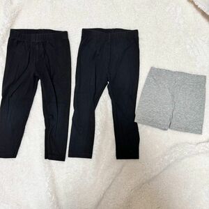 babyGAP レギンス　オーバーパンツ　95cm 黒　グレー　