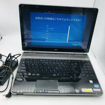 NEC LaVie LL750/F ノートパソコン 中古 ジャンク扱い 通電確認済み ブラック_画像1