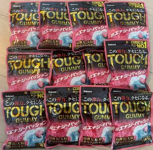 カバヤ　タフグミ 100g 12個　訳あり　まとめ売り　エナジードリンク味　エナジーパッション