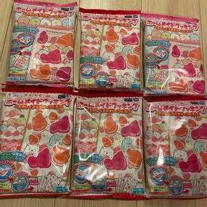 すみっコぐらし　ホームメイドクッキング　知育菓子　たのしくグミゼリーつくろ！　シート1枚入り　6袋