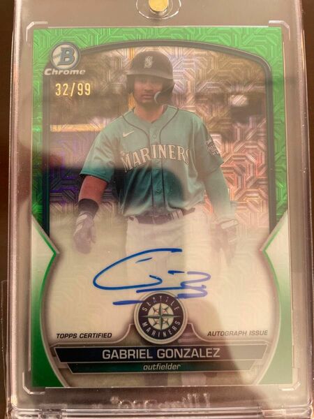 99枚限定　Gabriel Gonzalez Bowman Chrome 2023 