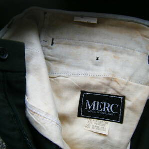 ☆MERC シングルスーツ グリーン系玉虫色 38サイズ MADE IN ENGLANDの画像9