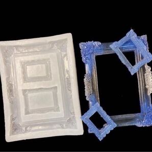 シリコンモールド 額縁 トレカケース フォトフレー ム ヨーロッパ風 レンジ 型