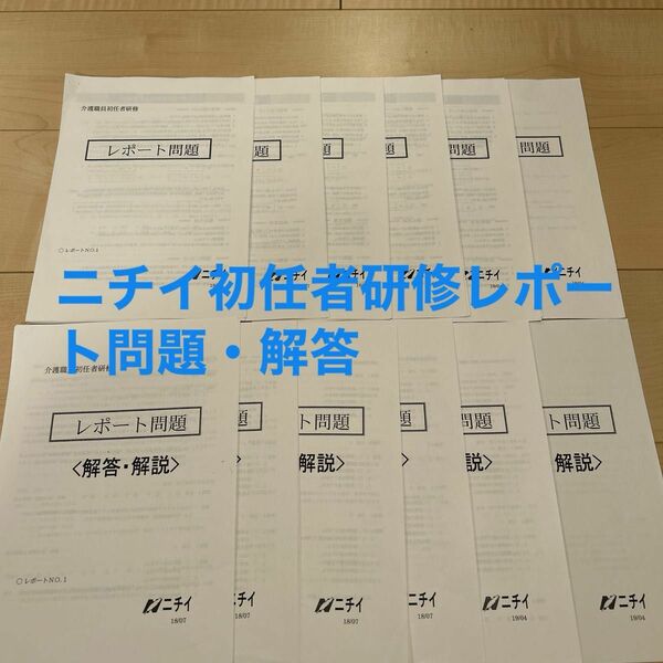 ニチイ初任者研修レポート問題・解答、解説No.1〜No.4b