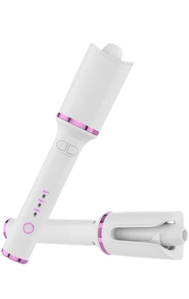 peipai オートカールヘアアイロン 火傷防止 自動巻き髪 160/190/220℃ 3段階温度調節可能 内巻き外巻き