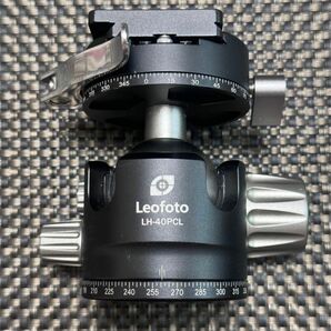 Leofoto自由雲台 LH-40PCL + NP-60 アルカスイス互換