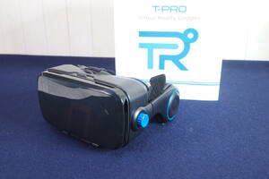 新古品☆Ｔ－ＰＲＯ３Ｄ☆ＶＲゴーグルイヤホーン対応☆４．０～６．０インチ／ブラック①◆０１２Ｓ４－Ｂ７８４９