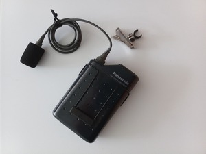 Panasonic 800MHz帯タイピン形ワイヤレスマイクロホン WX-4300B①