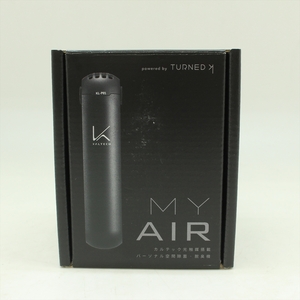 ★ カルテック KL-P01 光触媒除菌脱臭機 首掛けタイプ MY AIR KL-P01-K ブラック 未使用品