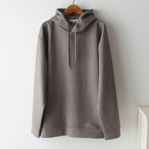 【XLサイズ】新品タケオキクチ THE SHOP TK 起毛加工 ストレッチ TOUCH ME HOODIE タッチミー パーカー　ベージュ系　メンズ_画像1