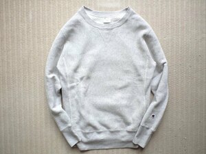 即決 復刻 青タグ Lサイズ ミリタリー ネームタグ付 Champion REVERSE WEAVE クルーネック スウェット 前V字 グレー USMA