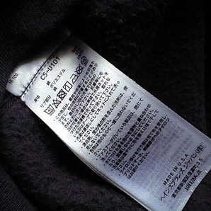 即決 YALE 縁取りロゴ USA製 赤タグ XLサイズ 12.5oz 肉厚 Champion REVERSE WEAVE プルオーバー パーカー ダークネイビーの画像3