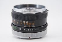 【 試写あり 】 【 良品 】 キャノン CANON FD 50mm f1.8　 フィルムカメラ　ＭＦ #256_画像5