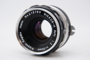 【 試写あり 】 【 並品 】 ニコン NIKON 非Ai NIKKOR-H Auto 50ｍｍ f2 Nippon kogaku　 ＭＦ　レンズ #277