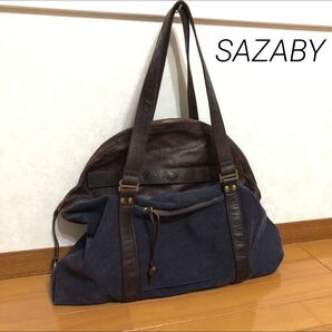 SAZABY サザビー 2way ショルダー ボストン バッグ メンズ
