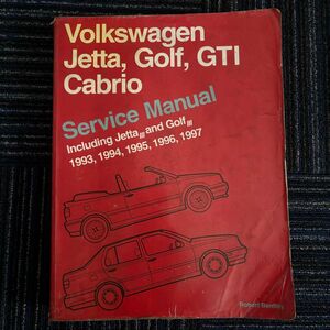 【再値下】洋書 Volkswagen Jetta,Golf,GTI フォルクスワーゲン サービスマニュアル 1993～1997年式